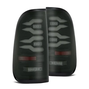 AlphaRex Luxx Black LED Taillights for 1999-2007 Ford F-250/350 SuperDuty - Picture 1 of 8