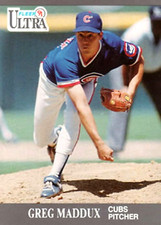 1991 Ultra #64 Greg Maddux Chicago Cubs HOF
