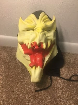 Paper Magic Group Vintage Dracula Vampire Latex Mask 1995 Used Props Halloween - Image 1 of 4