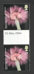 2004 2nd Dianthus. Royal Horticultural Society. Gutter Pair. SG 2456 - Picture 1 of 1