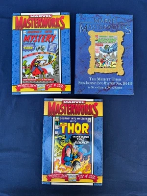 Лот из 3 Marvel Masterworks The Mighty Thor from Journey Into Mystery No 83-120 - Изображение 1 из 4
