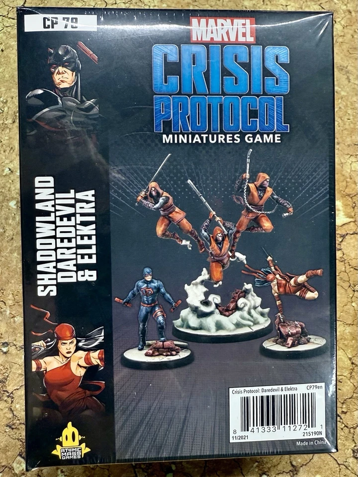 CP 79 SHADOWLAND DAREDEVIL AND ELEKTRA | Marvel Crisis Protocol Miniatures