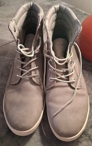 Timberland Dausette Women’s 8.5 Gray Nubuck High Sneaker Boot Ortholite A1H26 - Picture 1 of 20