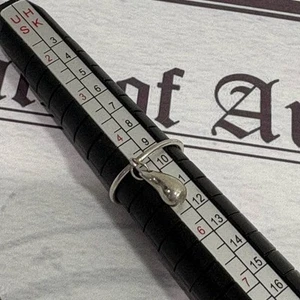 Authentischer Tiffany & Co. Sterlingsilber Träne Ring Gr. 4 1/2 mit Zertifikat - Bild 1 von 6