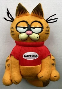Vintage Garfield Talking pull string plush Stuffed Animal 1983 Mattel WORKS - Picture 1 of 9