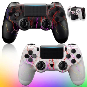 2 Pack Wireless Controller for PS4/Pro/Slim,Wireless Remote Controller 1000mAh - Picture 1 of 8
