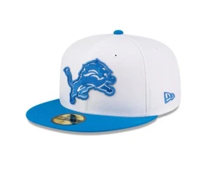 Gorra ajustada New Era para hombre Detroit Lions Soutache 59FIFTY 7 1/8 NUEVA CON ETIQUETAS - Imagen 1 de 6