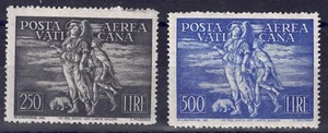 VATICANO 1948 Tobia (posta aerea) 2v MH* - Picture 1 of 1