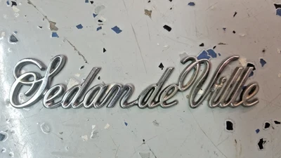 Cadillac 1985-1993 sedán deVille emblema lateral trasero insignia logotipo OEM 1992 Foto 1 de 3