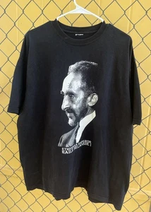 Vintage y2k Haile Selassie T-Shirt Cooyah Love Jah And Live Größe XL 23,5x29 inch - Bild 1 von 4