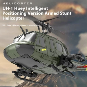 A six-way aerobatic drone model of a remote-controlled helicopter, Huey UH-1 - Picture 1 of 8