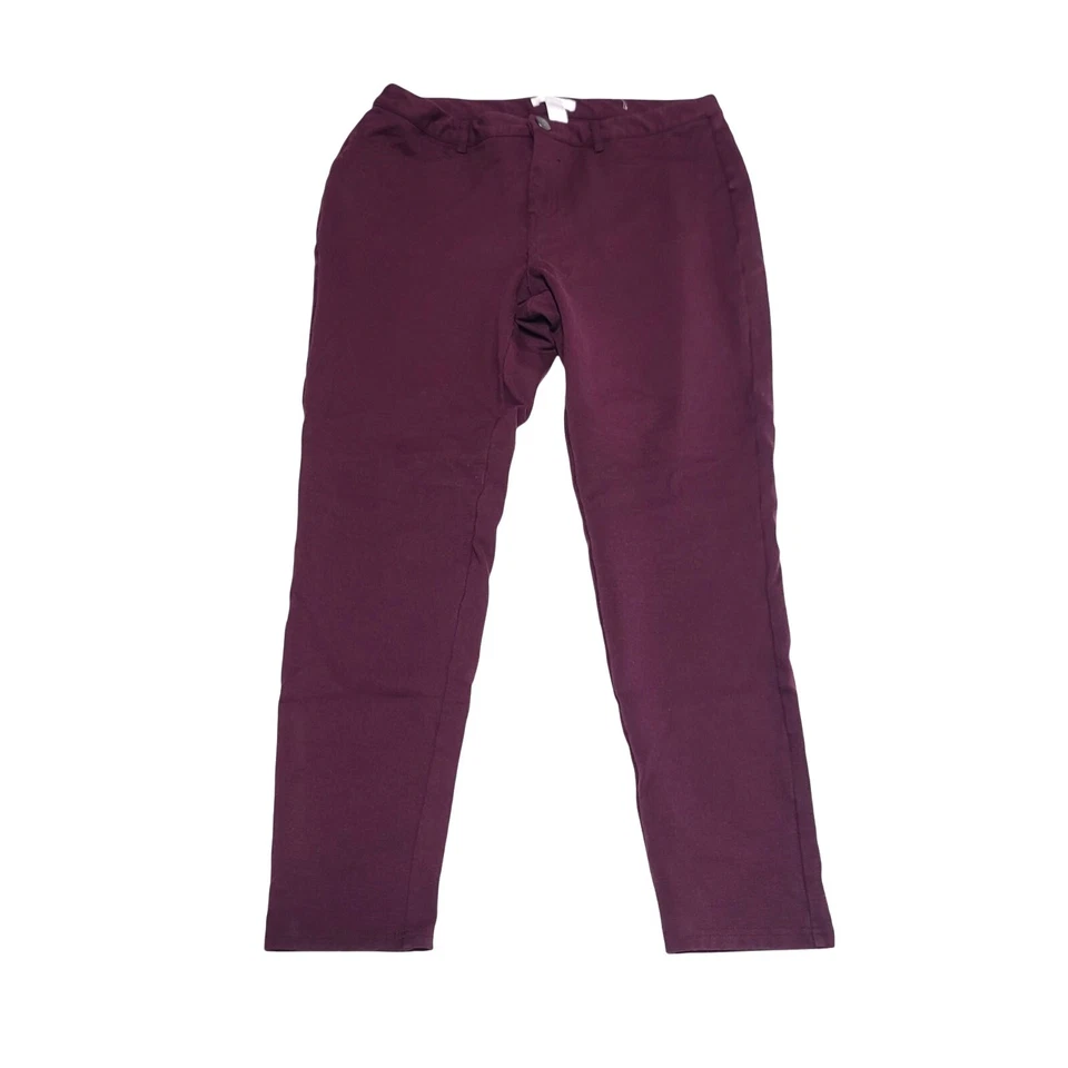 Lauren Conrad Borgoña Vestido Pantalón Mujer Talla 12 Foto 1 de 4