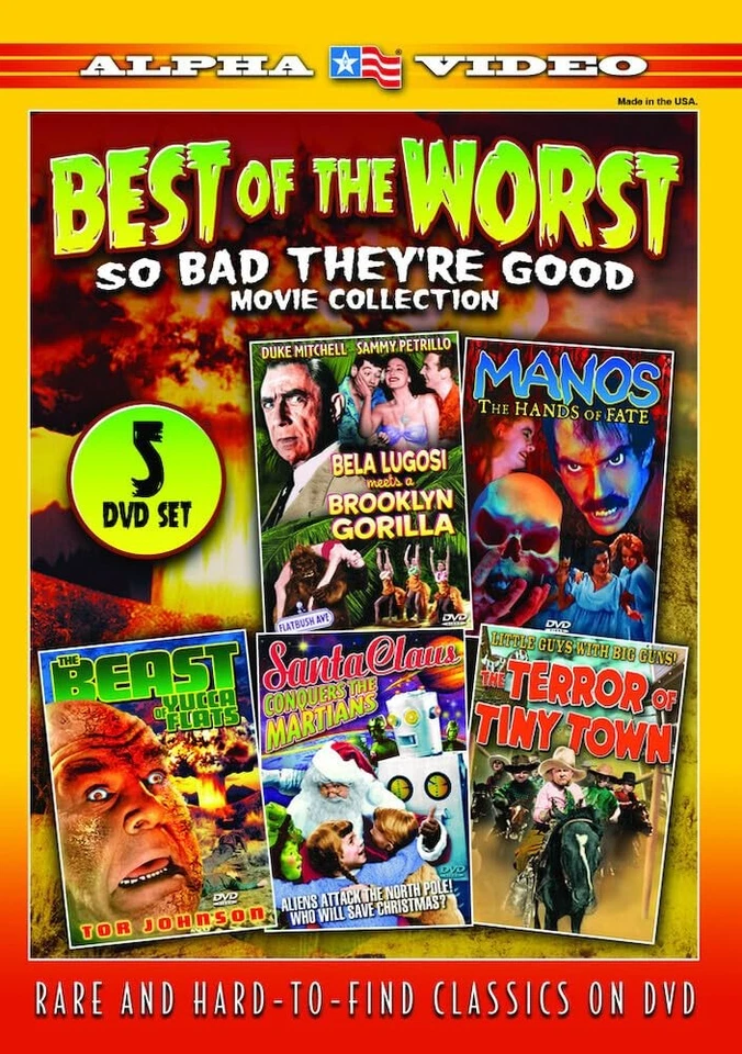 Best Of The Worst: So Bad They're Good Movie Collection (DVD) - Image 1 of 1