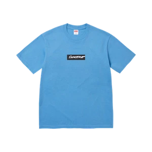 Supreme Futura Box Logo T-Shirt Bright Blue - 24SS - Picture 1 of 2