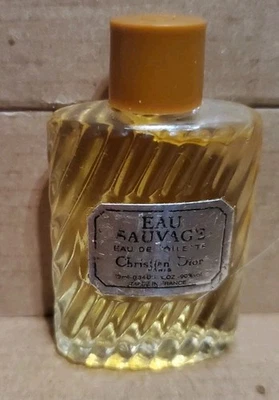 Christian Dior Eau Sauvage 10 mL mini EDT Vintage Splash NEW VINTAGE NOS - Image 1 of 3