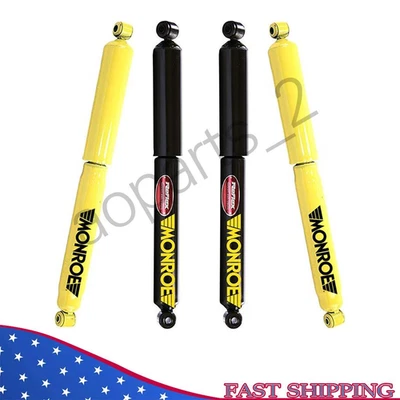For Ford F-350 1985-1997 Monroe Shocks & Struts Shock Absorber 4x Front Rear - Image 1 of 4