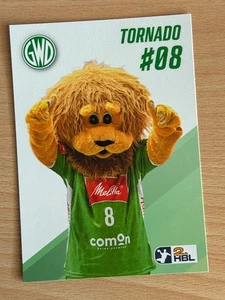 Tornado Maskottchen TSV GWD Minden Autogrammkarte unsigniert #45567 - Bild 1 von 1