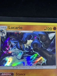 Lucario 71/147 Sm-Burning Shadows Holo - Foto 1 di 12