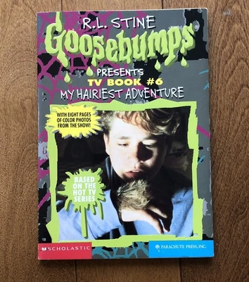 My Hairiest Adventure By R. L. Stine.  1st Printing 1996.  Goosebumps TV Book #6 - Image 1 of 4