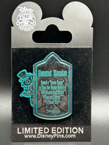 The Haunted Mansion Attraction Sign w/ Phineas Disneyland Resort Pin- LE - Picture 1 of 1