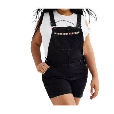 Pantalón corto de mezclilla negro Sonoma Community Pride Month talla M Foto 1 de 4