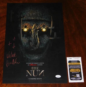 BONNIE AARONS "DEMON NUN VALAK" SIGNED THE NUN 12X18 POSTER HORROR JSA COA!!! - Bild 1 von 1