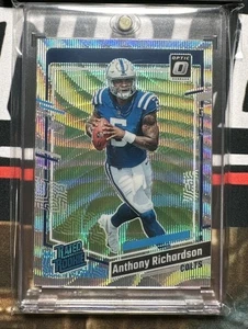 2023 Optic -Rated Rookie Wave Prizm Anthony Richardson 247/300 (RC) No. 247 - Picture 1 of 3