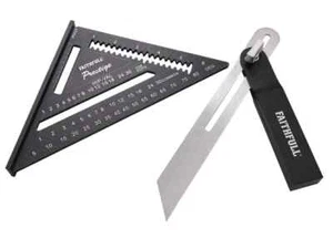 Faithfull Prestige Speed Square 180mm 7in Sliding Bevel 250mm 10in XMS24SQUARE - Picture 1 of 1