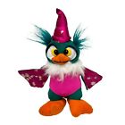 ACME Premium Supply 1994 Green Pink Silver Wizard Magician Owl Plush Stuffed Toy