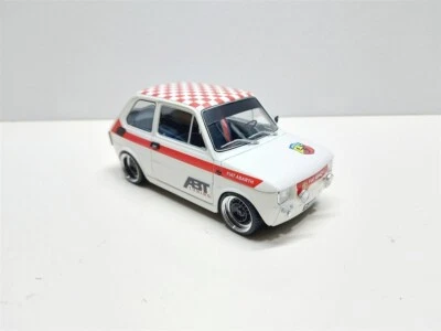 Fiat 126 Abarth ABT Tuning Bianco del 1972 - 1/18 Artigianale base MCG - Immagine 1 di 4