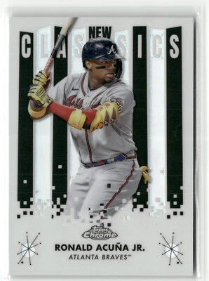 2022 Topps Chrome New Classics #NC-3 Ronald Acuña Jr. Atlanta Braves - Image 1 of 2