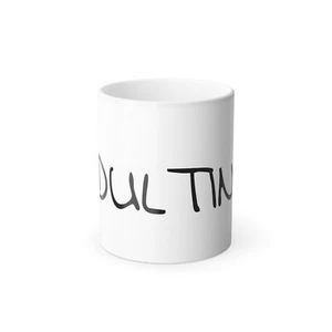 Color Morphing Mug 'Adulting?' Color Change Coffee Mug, Adult Humor Gift, - Picture 1 of 5