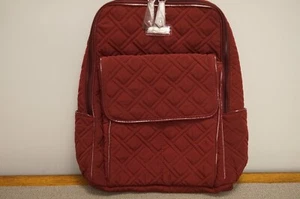Vera Bradley Microfiber Ultimate Backpack NWT Raisn QVC A259728 - Picture 1 of 15