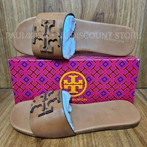 Tory Burch Damen Ines flache Pantolette Ziegenleder ~ hellbraun 240 - Bild 1 von 5