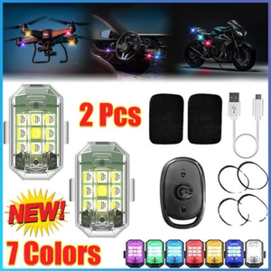 High Brightness Wireless LED Strobe Light 7 Colors Rechargeable Flashing Lights - Picture 1 of 18