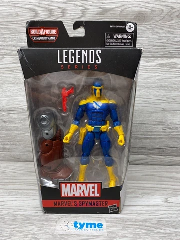 Marvel Legends Hasbro Crimson Dynamo BAF Series SPYMASTER 6" Figure DAMAGED BOX Cover