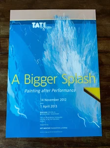 David Hockney - A Bigger Splash 2012/2013 Genuine Exhibition Poster - Picture 1 of 6