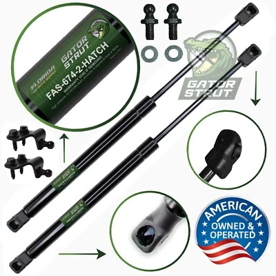 2 soportes de elevación de escotilla trasera amortiguador FAS-674 para Nissan 350Z 2003-2008 con alerón Foto 1 de 4