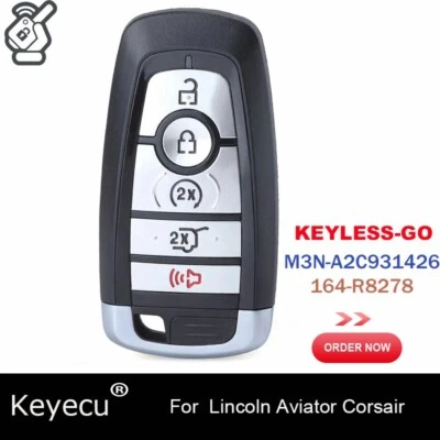 FOR 2020-2022 LINCOLN CORSAIR AVIATOR SMART PROXIMITY REMOTE FOB M3N-A2C931426 — 第 1/4 张图片