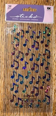 Pegatinas Sticko álbum de recortes notas musicales tocar música piano canción cantar 🎶 banda Foto 1 de 4