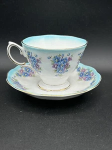 Royal Albert Bone China Dainty Dina Series Emily Pattern Tea Cup And Saucer - Imagen 1 de 7
