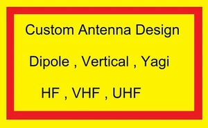 Diseño de antena personalizado para HF VHF UHF, vertical, Yagi, dipolo cualquier frecuencia - Imagen 1 de 1