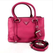 UNUSED PRADA VITELLO DAINO  2 WAY Hand Bag pink Leather BN2853