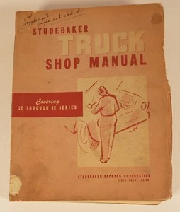 Studebaker Shop Manual Truck 2E - 5E Series 1956 - 1960 Packard AS IS A60 - Picture 1 of 16