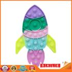 Silicone Rocket Push Bubble Autism Toy Children Adults Stress Relief Game Toy