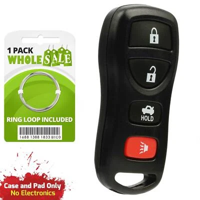 Replacement For 2002 2003 2004 Nissan Altima Maxima Remote Shell Case Key Pad - Image 1 of 3