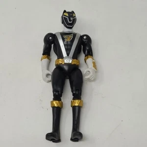Figura de acción Bandai Mighty Morphin Power Rangers 5"1/2" RPM Black Wolf - Imagen 1 de 3