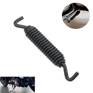 Motorcycle Kickstand Stand Spring Black For Harley Touring Softail Sportster 883 - Picture 1 of 6