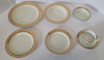 Carrara 7 Piezas Place Setting Casa Elite Home Collection T. Bavaria Design Foto 1 de 4