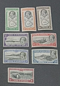 ASCENSION 1934 0.5d to 1s SG 21 - 28 Sc 23 - 30 MLH - Picture 1 of 2